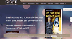 Desktop Screenshot of gigerverlag.ch